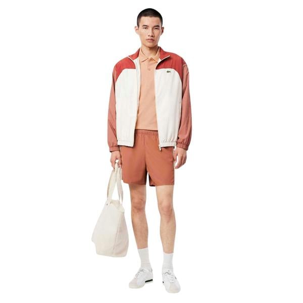 Lacoste Mens Cotton Blend Polo Shirt - Orange - 