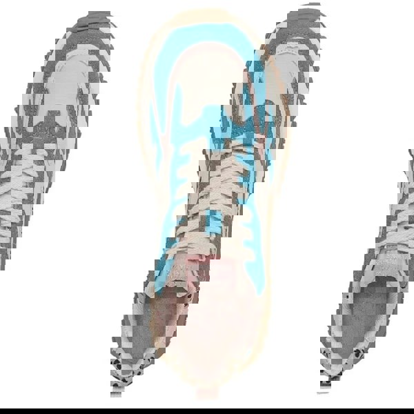 Blowfish Malibu Leo - Women's Pink Blue Retro Lace-Up Sneakers