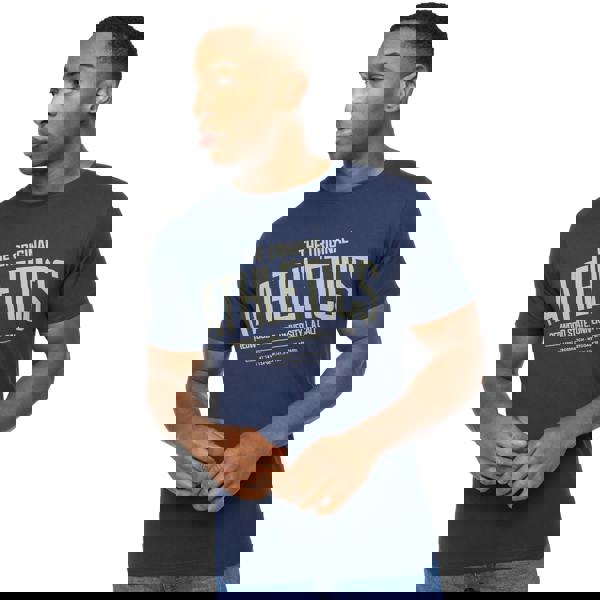 Crosshatch Mens Athwood T-Shirt - Navy - 