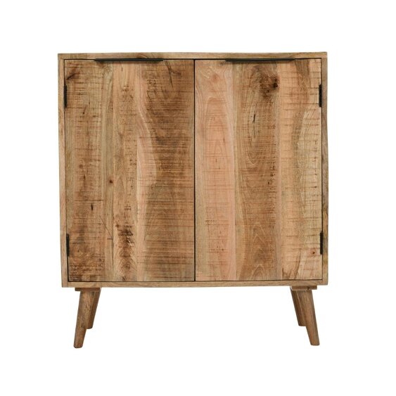 Wyld Haus California Solid Mango Wood Drinks Cabinet With 2 Doors