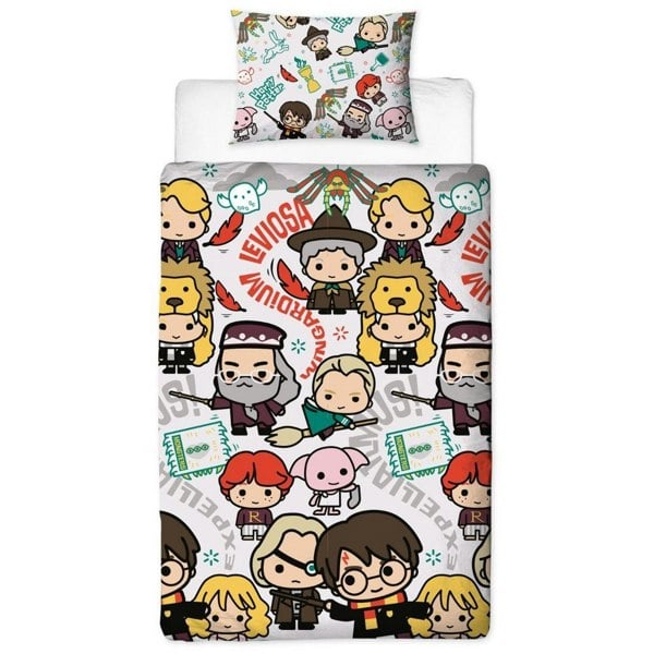 Harry Potter Scene Duvet Cover Set - White