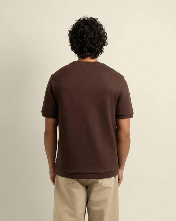 Larsson & Co Gaia - Ribbed Knit Heavy T-Shirt