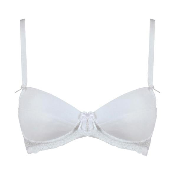 Pack shot front view of Very You small cup bra in white – everyday small bust bra with natural shaping