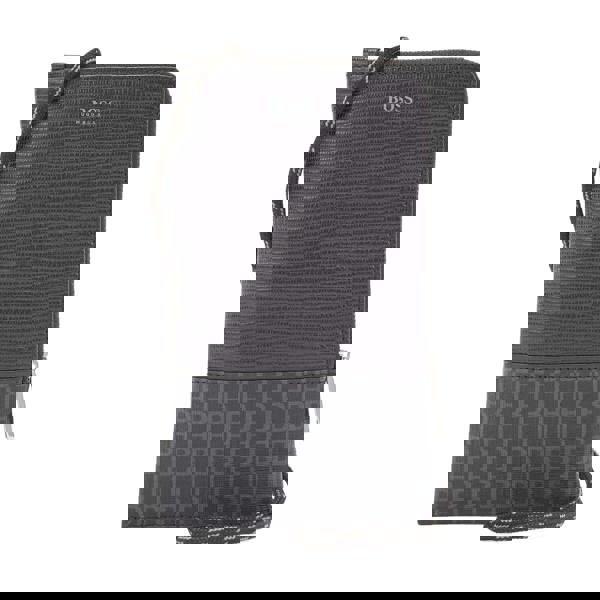 Boss Mens Metropole Leather Mobile Phone Holder - Black - 