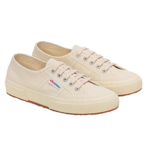 Superga Unisex Adult 2750 Cotu Classic Vegan Trainers - Beige Raw/Off White - 