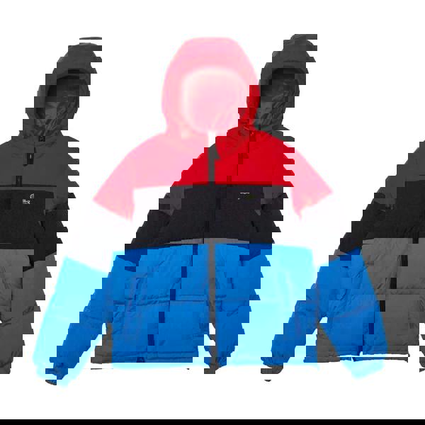 Lacoste Mens Duck Feather Water Repellent Puffer Jacket - Red