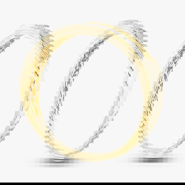 T. H. Baker 9ct Yellow Gold 0.33ct Brilliant Cut Diamond Patterned Ring THR33973-33 (YG)