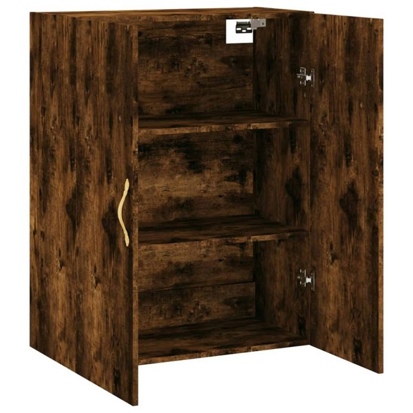 Berkfield Wall Mounted Cabinet Smoked Oak 69.5x34x90 cm