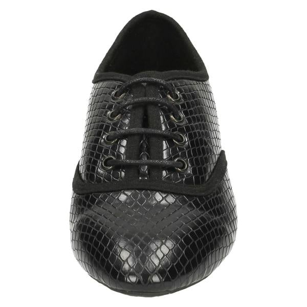 Spot On Ladies Spot On Smart Brogue Style Shoes
