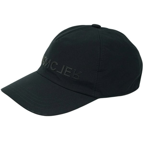 Moncler Brand Logo Black Baseball Cap