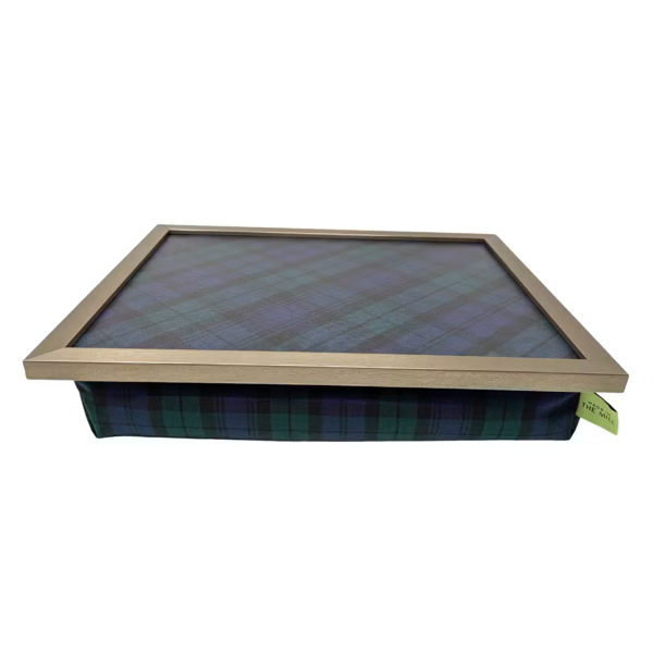 Made in the Mill Luxury Black Watch Lap Tray with Bean Bag