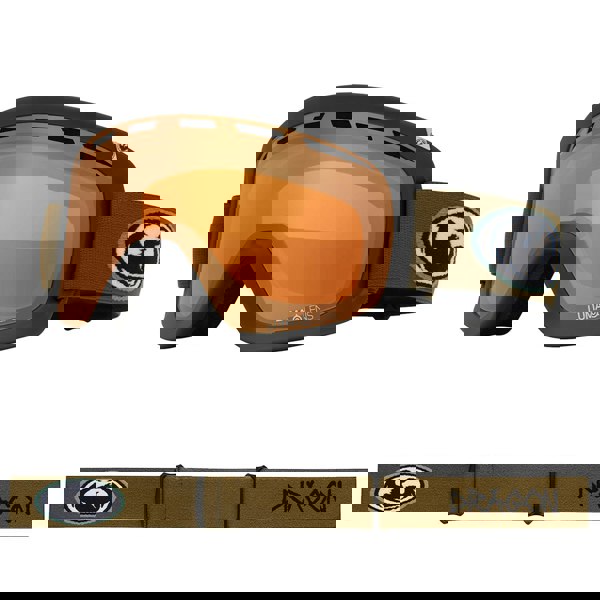 Dragon D1 OTG - Old Skool with Lumalens Silver Ionized & Lumalens Amber Lens