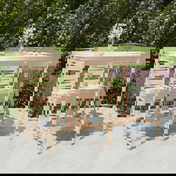 Berkfield Garden Table 159.5x82.5x110 cm Solid Wood Pine