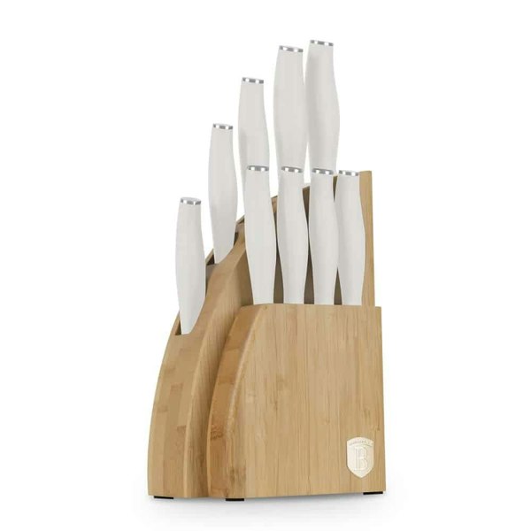 10pcs knife set with BAMBOO stand Berlinger Haus 3121 Sahara