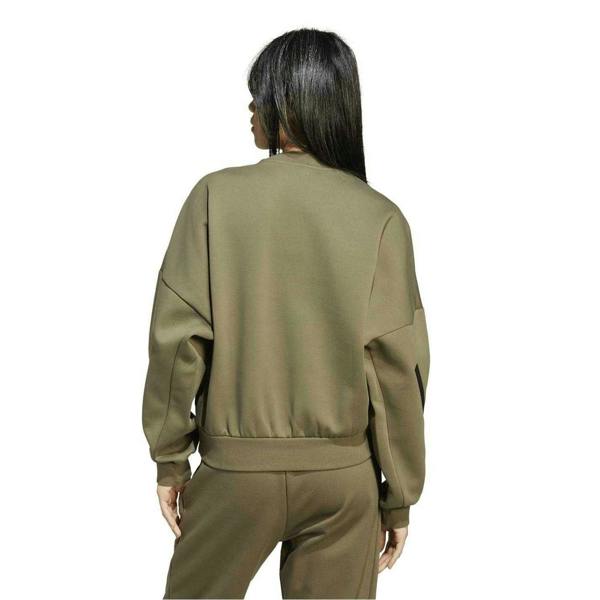 Adidas Womens/Ladies Z.N.E. PrimeKnit Sweatshirt - Olive Strata - 