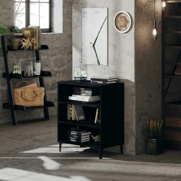 Berkfield Sideboard Black 57x35x70 cm Engineered Wood