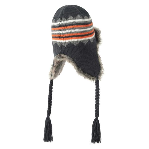 Mountain Warehouse Unisex Adult St Anton Knitted Bomber Hat - Dark Grey - 