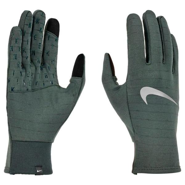 Nike Unisex Adult Thermafit Running Gloves - Green - 
