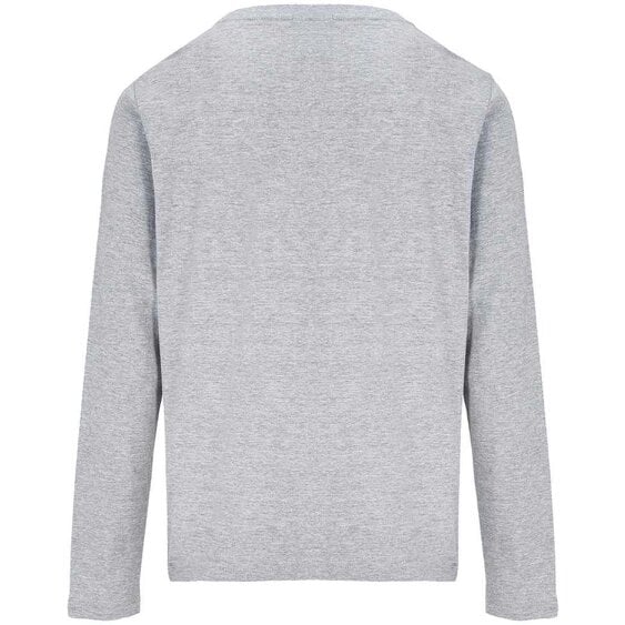 SOLS Womens/Ladies Monarch Long-Sleeved T-Shirt - Grey Marl