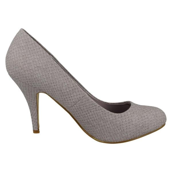 Spot On Ladies Spot On High Heel Court Shoe