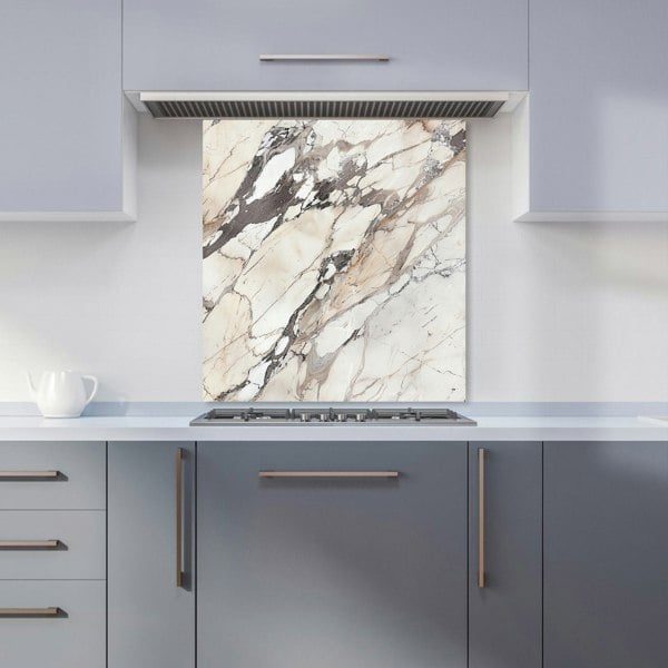 Warren Reed - Designer Off White Marble Effect Kitchen Splashback