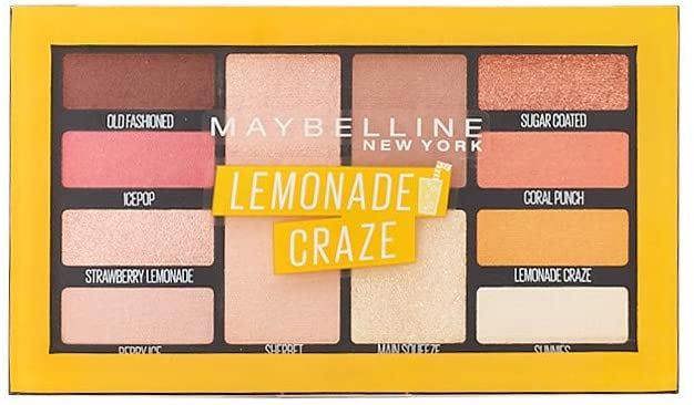 Maybelline New York 3 x Maybelline New York Lemonade Craze 12 Shades Eye Shadow Palette 12g