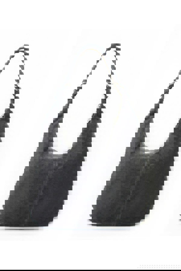 Kitise Large Slouch Italian Suede Leather Hobo Tote Bag