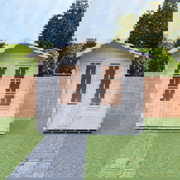 Shire 10x8 bucknells log cabin 28mm Cladding