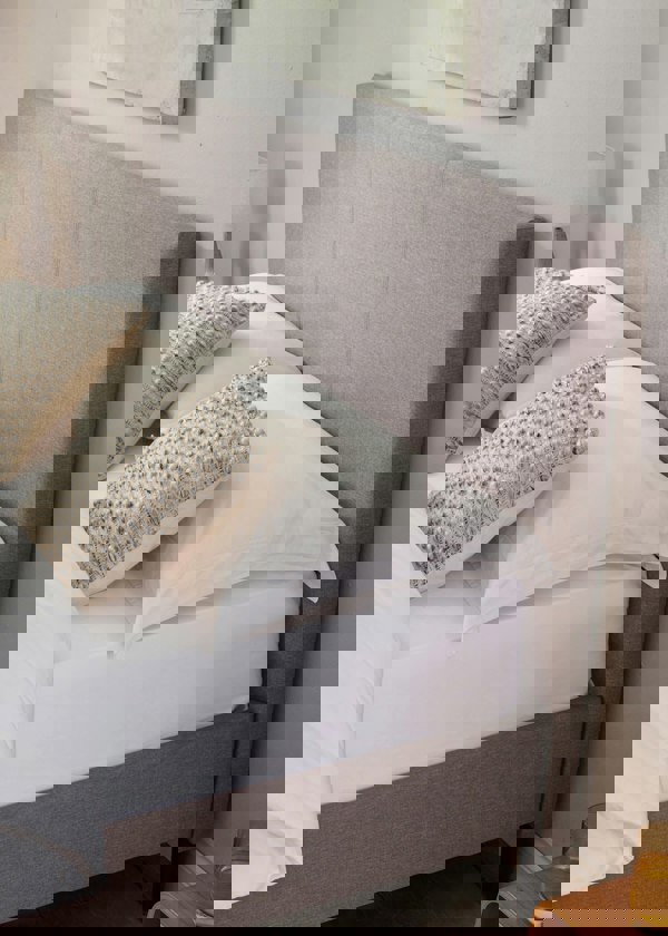 DS Living Marceli Grey Upholstered Bed Frame