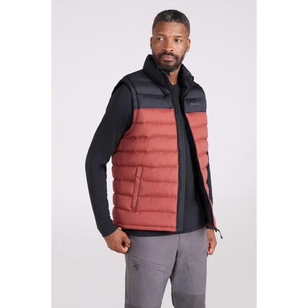 Mountain Warehouse Mens Seasons II Padded Gilet - Berry