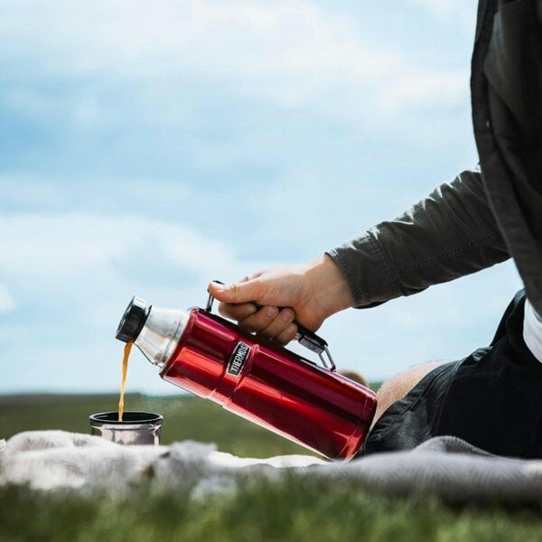 Thermos Stainless King 1.2L Insulated Flask 24h Hot 24h Cold Raspberry Pink