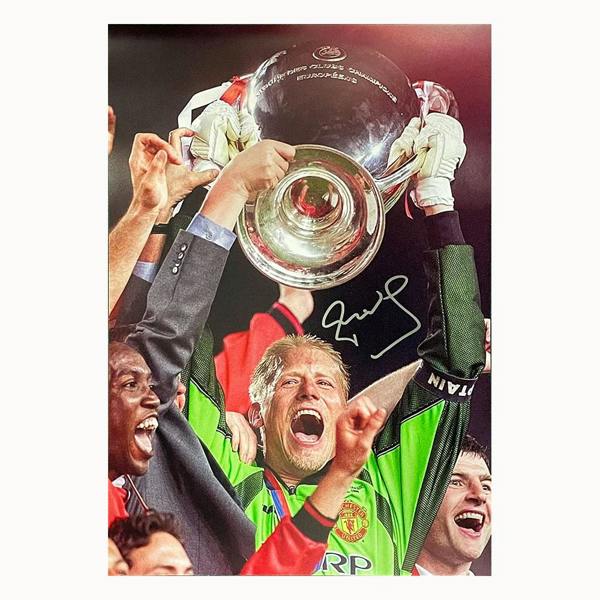 Unbranded Peter Schmeichel signed 1999 photo — Premium Framing