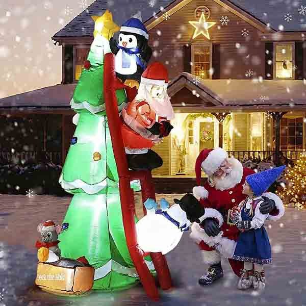 Leaper Christmas Decorations Inflatable Christmas Tree