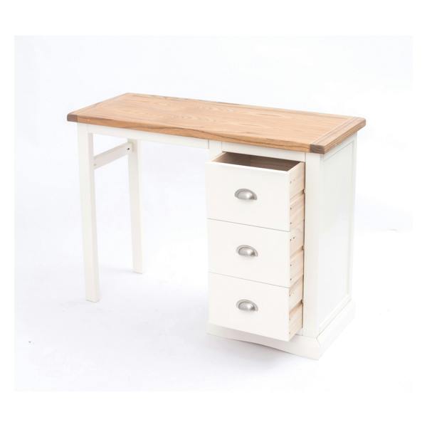 Cabinet Bits Cosenza 3 Drawer Desk - Dressing Table Chrome Cup Handle