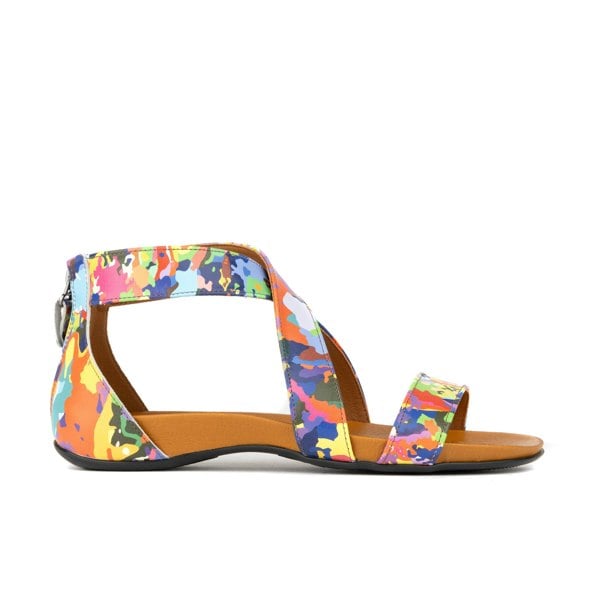 Embassy London Isabella - Summer Colours - Women's leather sandal with padded anatomic insoles