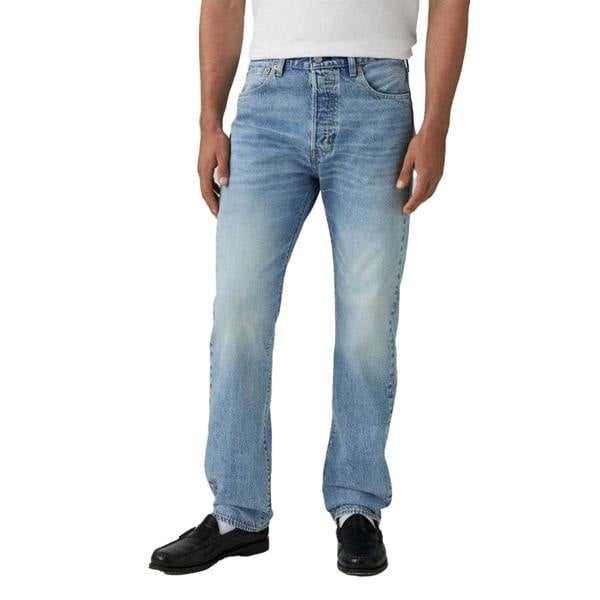 Levis Mens 501 Original Low On Sleep Jeans - Blue - 