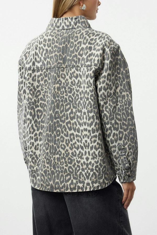 WOVCOR Leopard Print Jacket