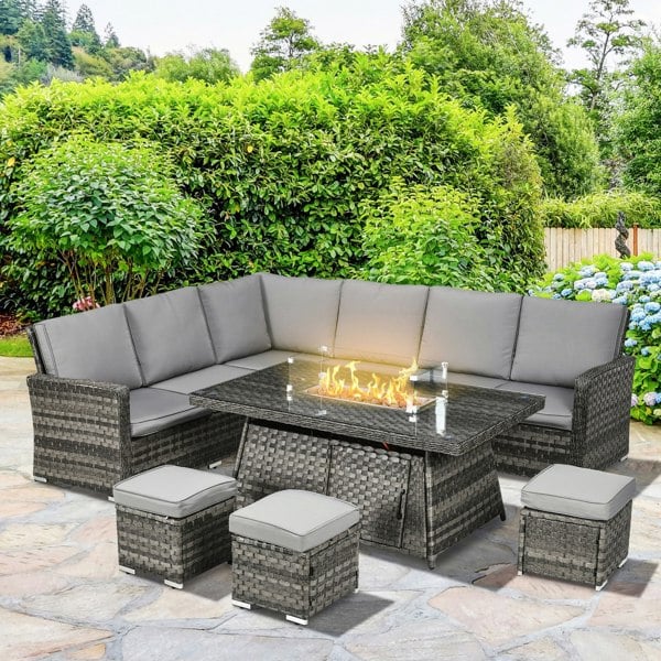 Rattan Sofa Set