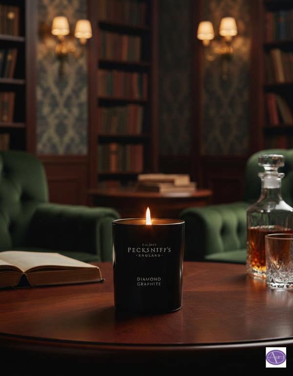 Pecksniff's Diamond Graphite Scented Candle 198g
