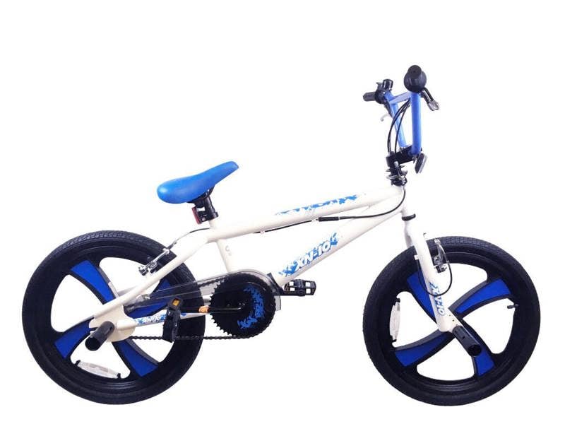 XN-10-20 BMX Unisex Freestyle Stunt Bike 20" - White/Blue