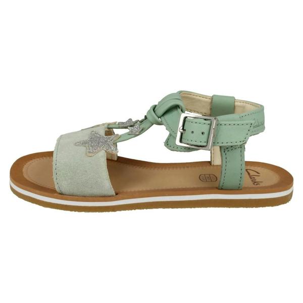 Clarks Girls Clarks Star Detailed Sandals Finch Summer K