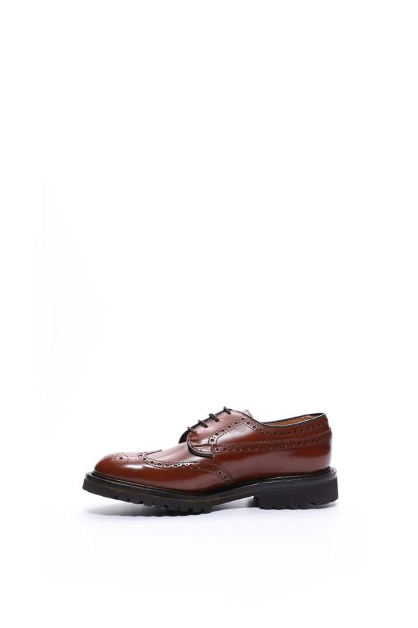Macian Guinevere Brogue Derby Shoes - Hazelnut