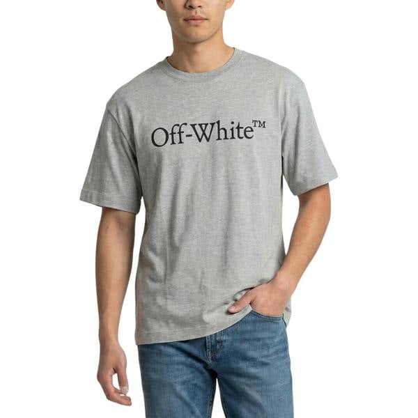 Off White Unisex Adult Bkish T-Shirt - Grey/Black - 