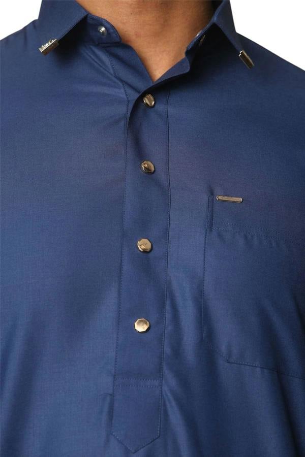 Infinity Leather Men's Thobe Arab Saudi Emirati Islamic Clothing Jubba Robe