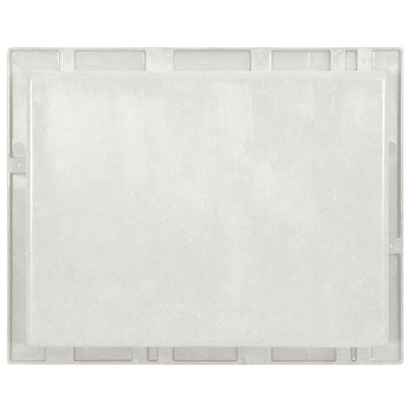 Berkfield Shower Niche Matt White 41x51x10 cm