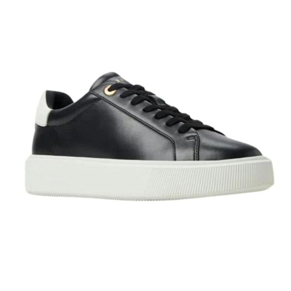 Ted Baker Lorieee Smooth Black Leather Trainers