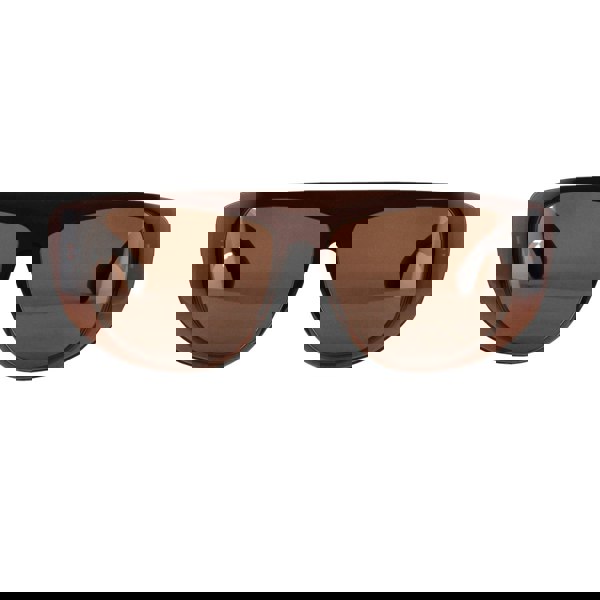 Alaia sunglasses in a dark toffee brown frame