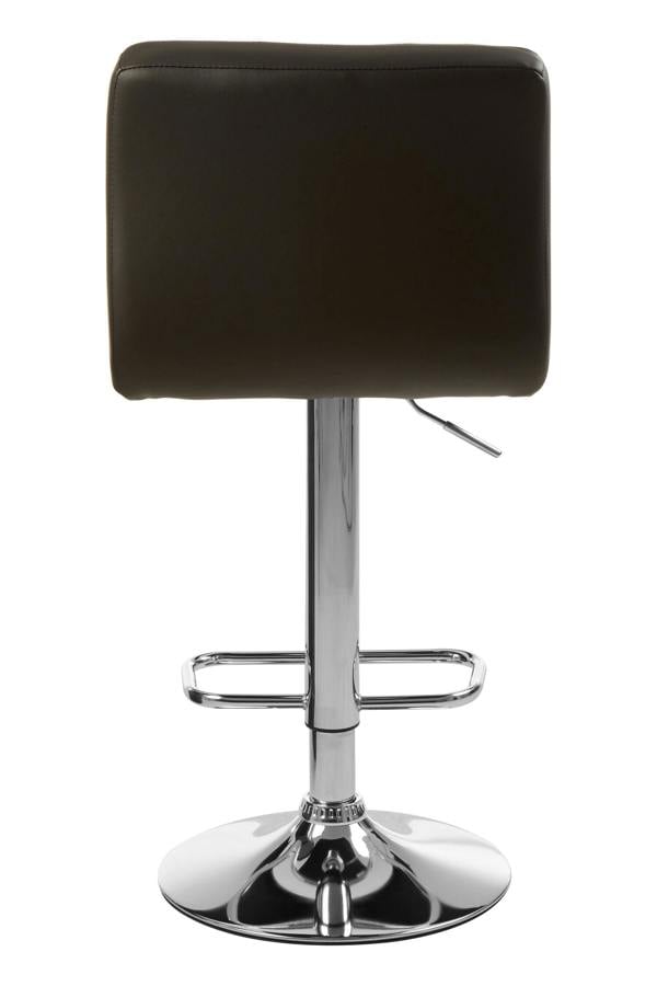 Interiors by Premier Baina Quilted Bar Stool With Chrome Base