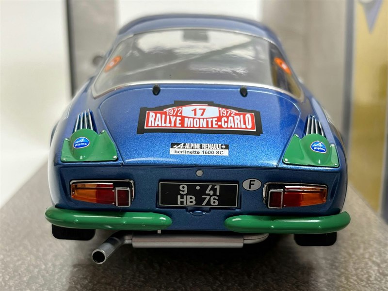 Solido Alpine A110 1600S Rallye Montecarlo 1972 Darniche Mahe #17 1:18 Scale 1804206