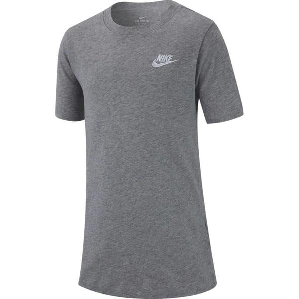 Nike Childrens/Kids Futura Classic Logo Regular T-Shirt - Grey - 